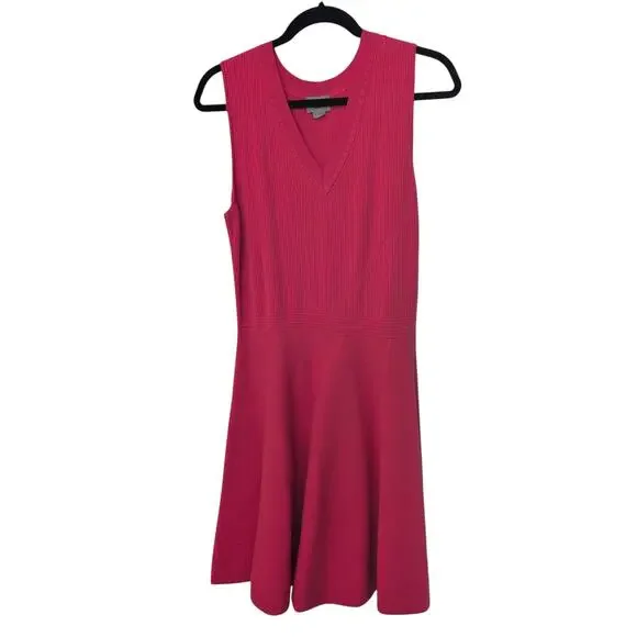 Grey Jason Wu Pink Fit and Flare Dress Size Large - Picture 2 of 3